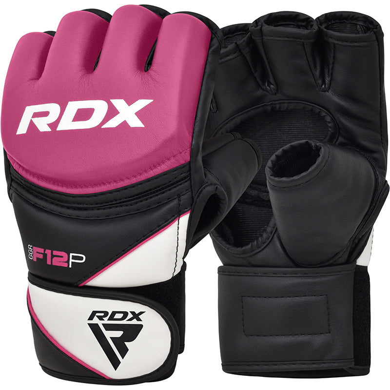mma handschuhe größe messen RDX F12 Rosa MMA Trainingshandschuhe & Grappling Kunstleder Für Frauen