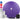 RDX B1 Inflatable Anti-Slip Yoga Ball with Portable Foot Air Pump#color_purple