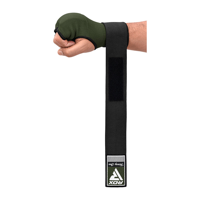 RDX Boksen handwraps binnenhandschoenen voor ponsen - halve vinger elastische bandages onder wanten vuistbescherming - geweldig voor MMA, Muay Thai, kickboksen, vechtsporten training, vechtsporten RDX Boksen handwraps binnenhandschoenen voor ponsen - halve vinger elastische bandages onder wanten vuistbescherming - geweldig voor MMA, Muay Thai, kickboksen, vechtsporten training, vechtsporten
