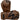 RDX F15 Nero Brown Boxing Gloves