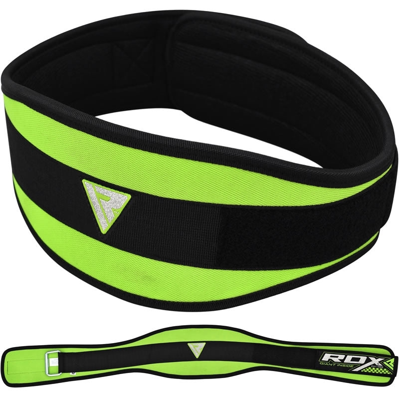 RDX 6 Inch Neoprene Gym Belt#color_green
