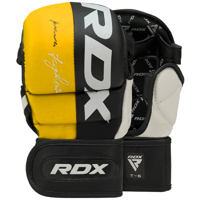 sparring handschuhe wieviel oz RDX T6 MMA Handschuhe Sparring in Kunstleder 7oz – RDX Sports Deutschland