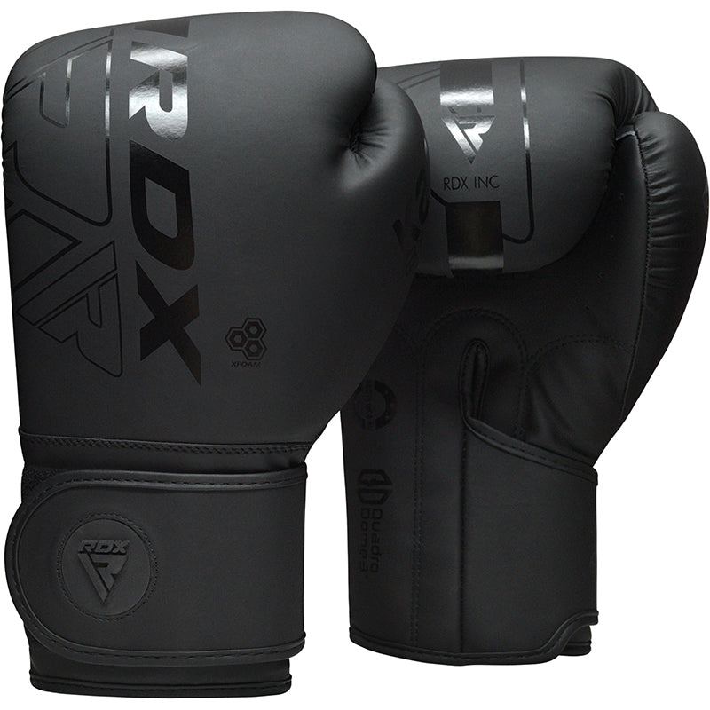 6 unzen handschuhe RDX F6 Kara Boxhandschuhe Training in Schwarz 6oz – RDX Sports Deutschland