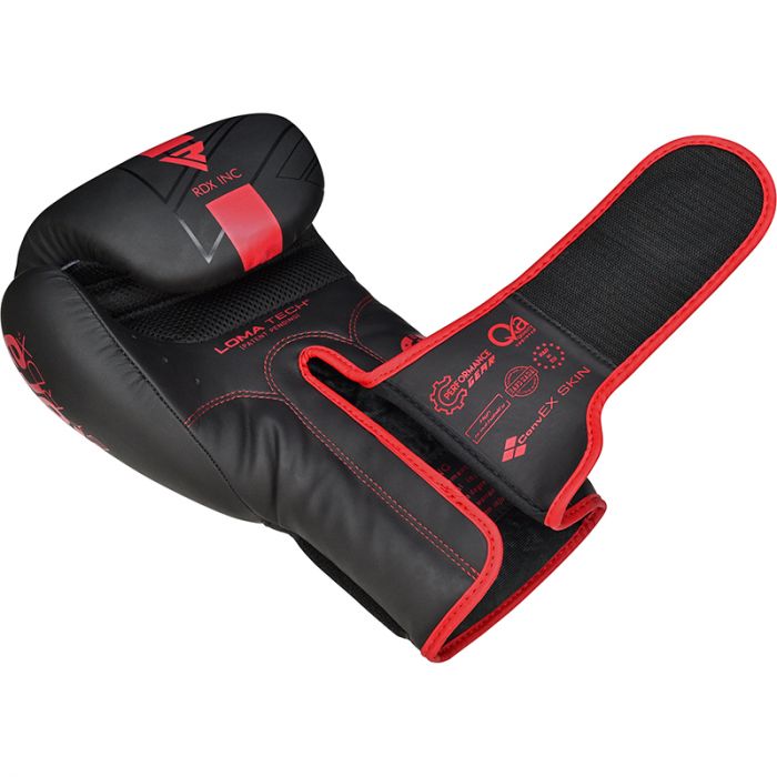 6 oz handschuhe RDX F6 Kara Boxhandschuhe Training in Schwarz 6oz – RDX Sports Deutschland