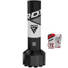RDX R8 4ft Kids Free Standing Punch Bag With Gloves For Training &amp; Workout Set Grey