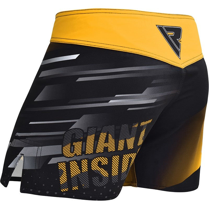 Yellow R10 RDX R10 Blaze MMA Kurze Hose – RDX Sports Deutschland