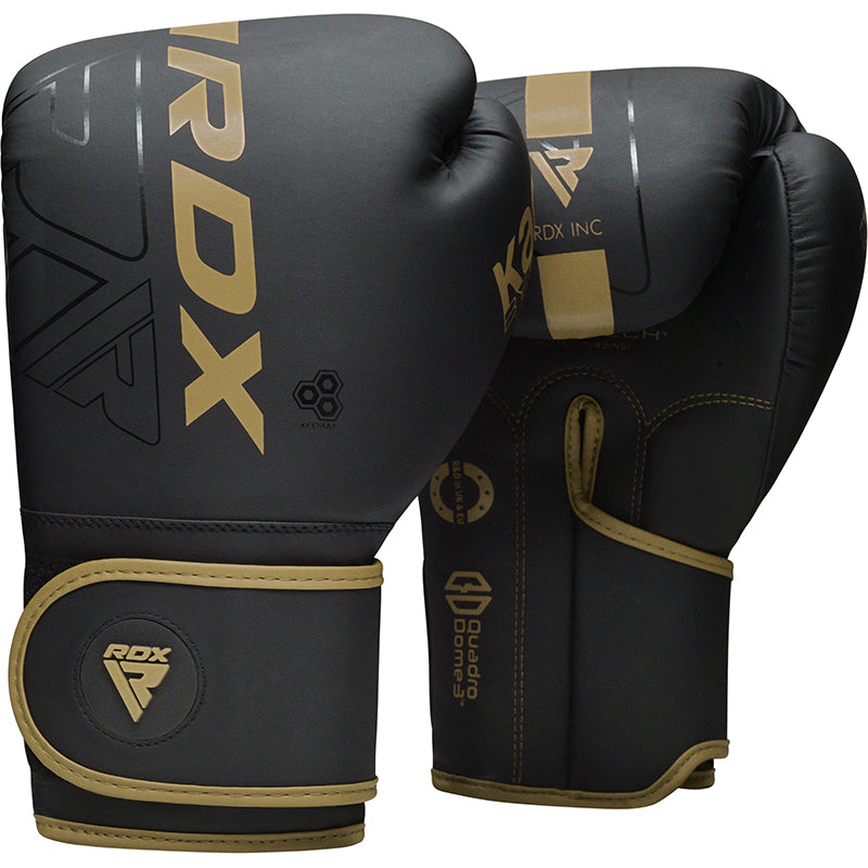 RDX F6 Kara Boxhandschuhe Training in Schwarz 6oz – RDX Sports Deutschland