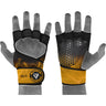 RDX X1 Weightlifting Grips#color_yellow